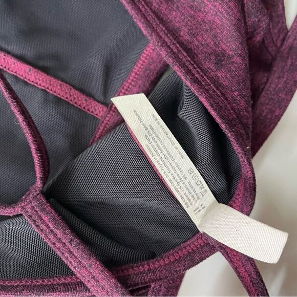 Free People Infinity Sports Bra Purple Small - Picture 3 of 8